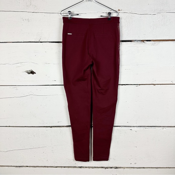 Betabrand faux leather red dress pants size M long - Picture 3 of 8